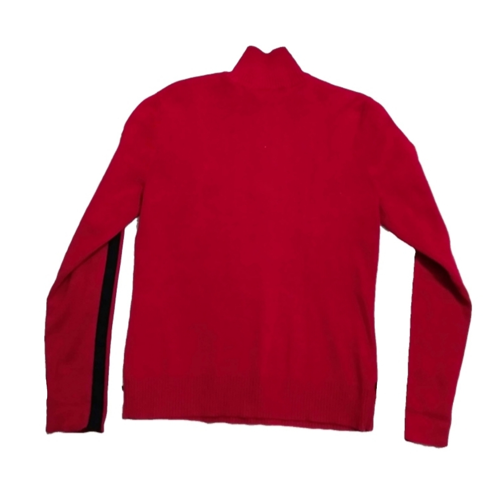 LAUREN RALPH LAUREN WMNS 1/2 ZIP COTTON PULLOVER - Picture 6 of 6